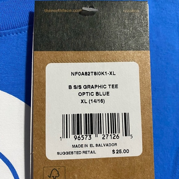 The North Face Boys Tshirts - Picture 2 of 2